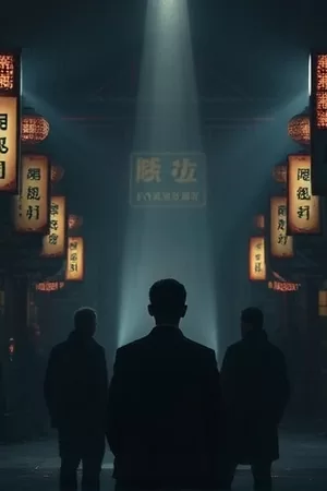 《青铜纪年》竖版海报，博物馆展柜里的青铜器与铭文拓片