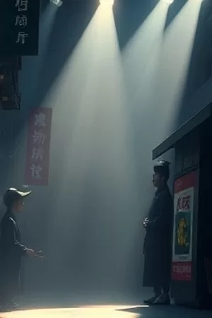 《候鸟信号》竖版海报，机场跑道尽头成群的候鸟与雷达塔